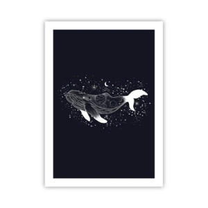 Pôster - No oceano do universo - 50x70 cm