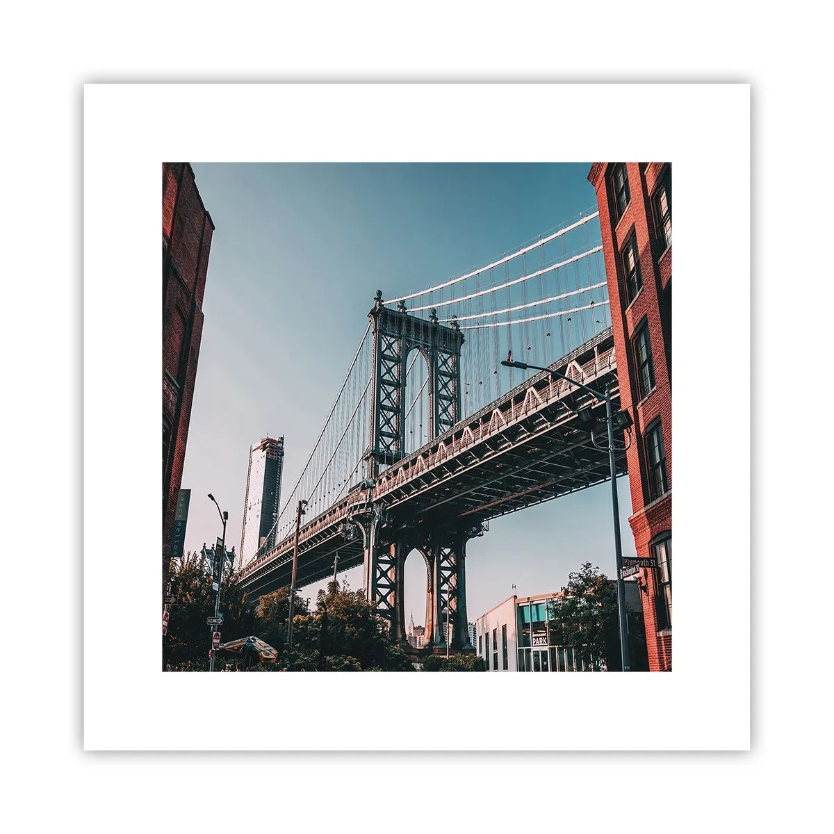 Pôster - Sobre as ondas da cidade - 30x30 cm