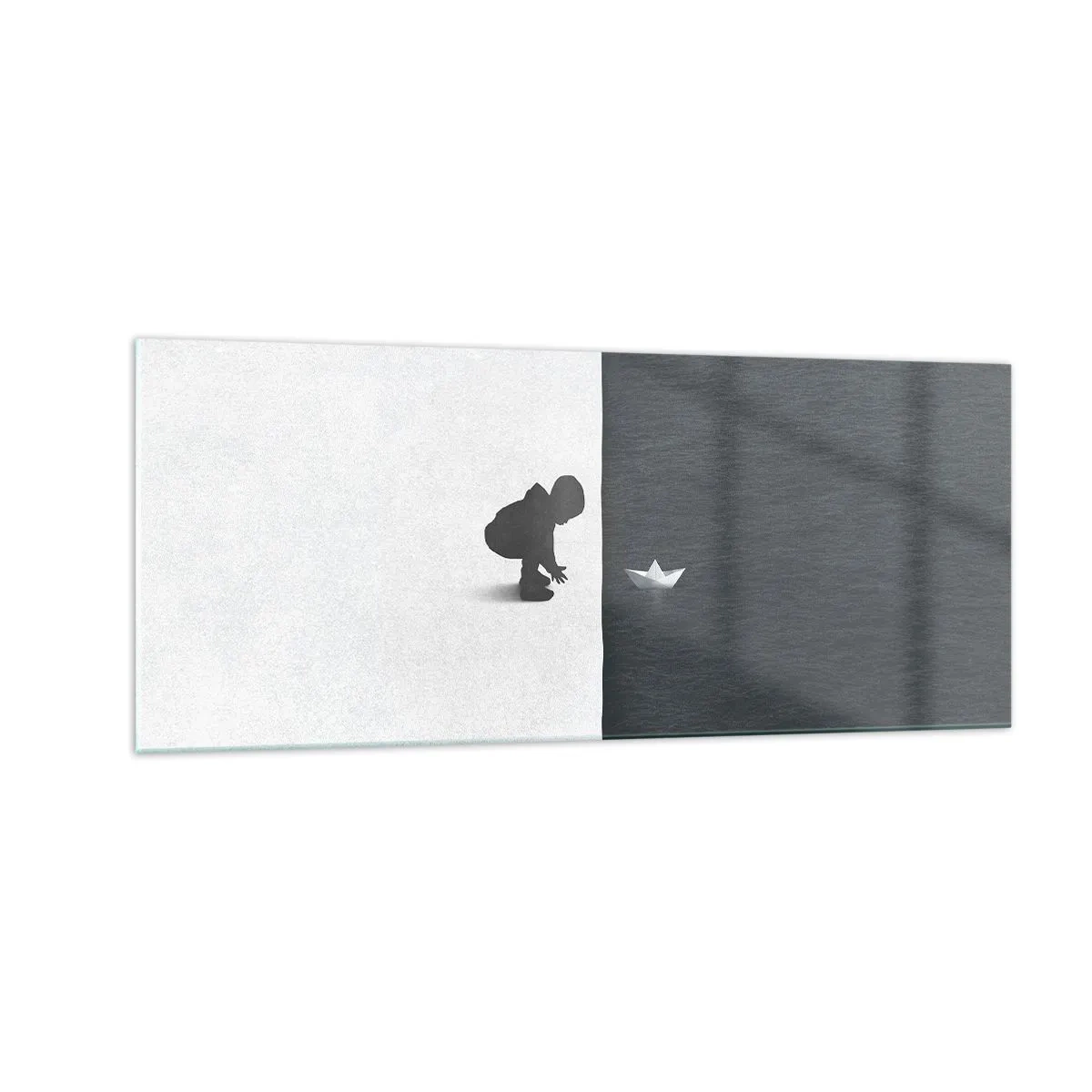 Quadro em vidro - Grande expedição - 100x40 cm