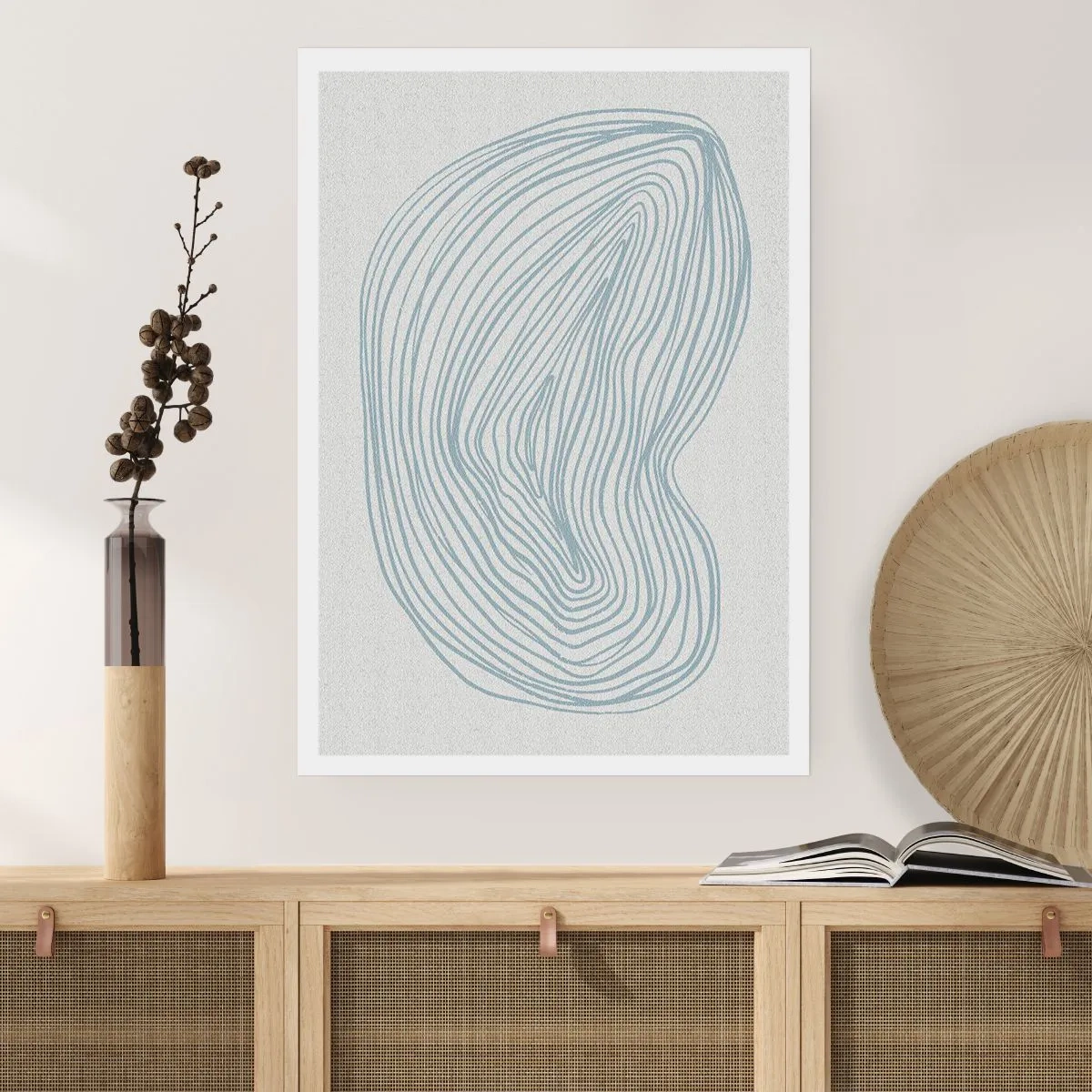 Pôster - Deixe cair o sorriso - 30x40 cm