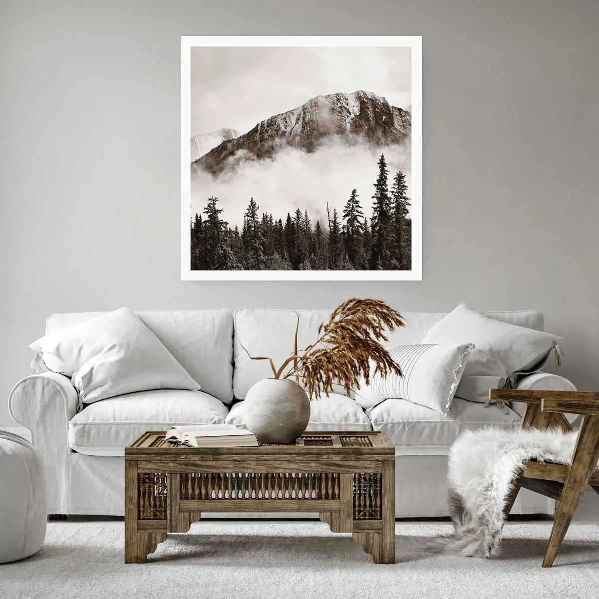 Pôster - O soberano de granito - 40x40 cm