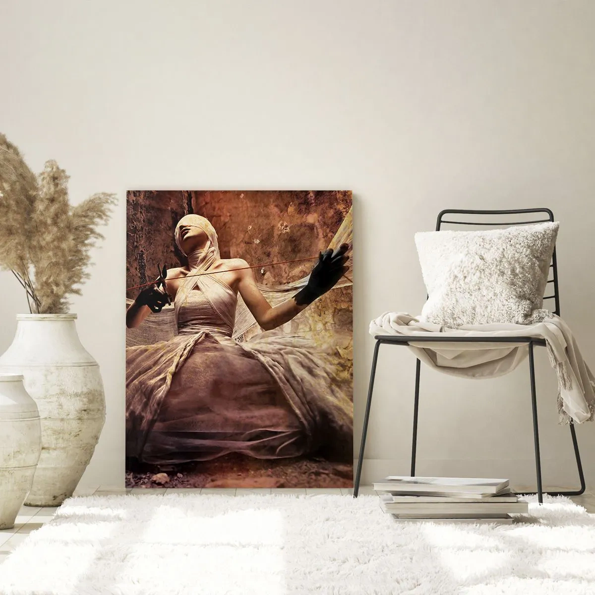 Quadro em vidro - Deusa do destino - 50x70 cm