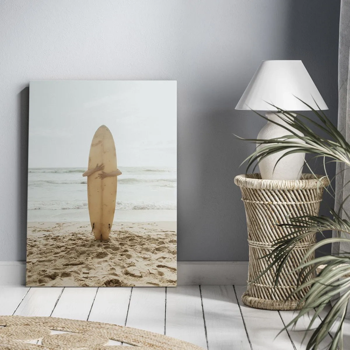 Quadro em tela - Pelo amor das ondas - 50x70 cm