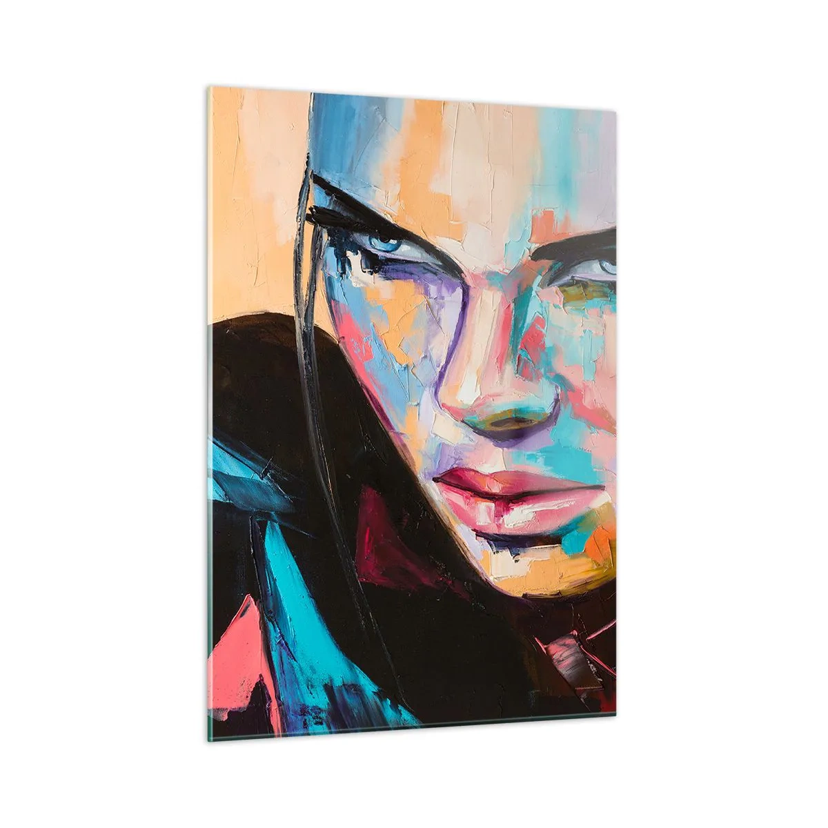 Quadro em vidro - Coração selvagem - 50x70 cm