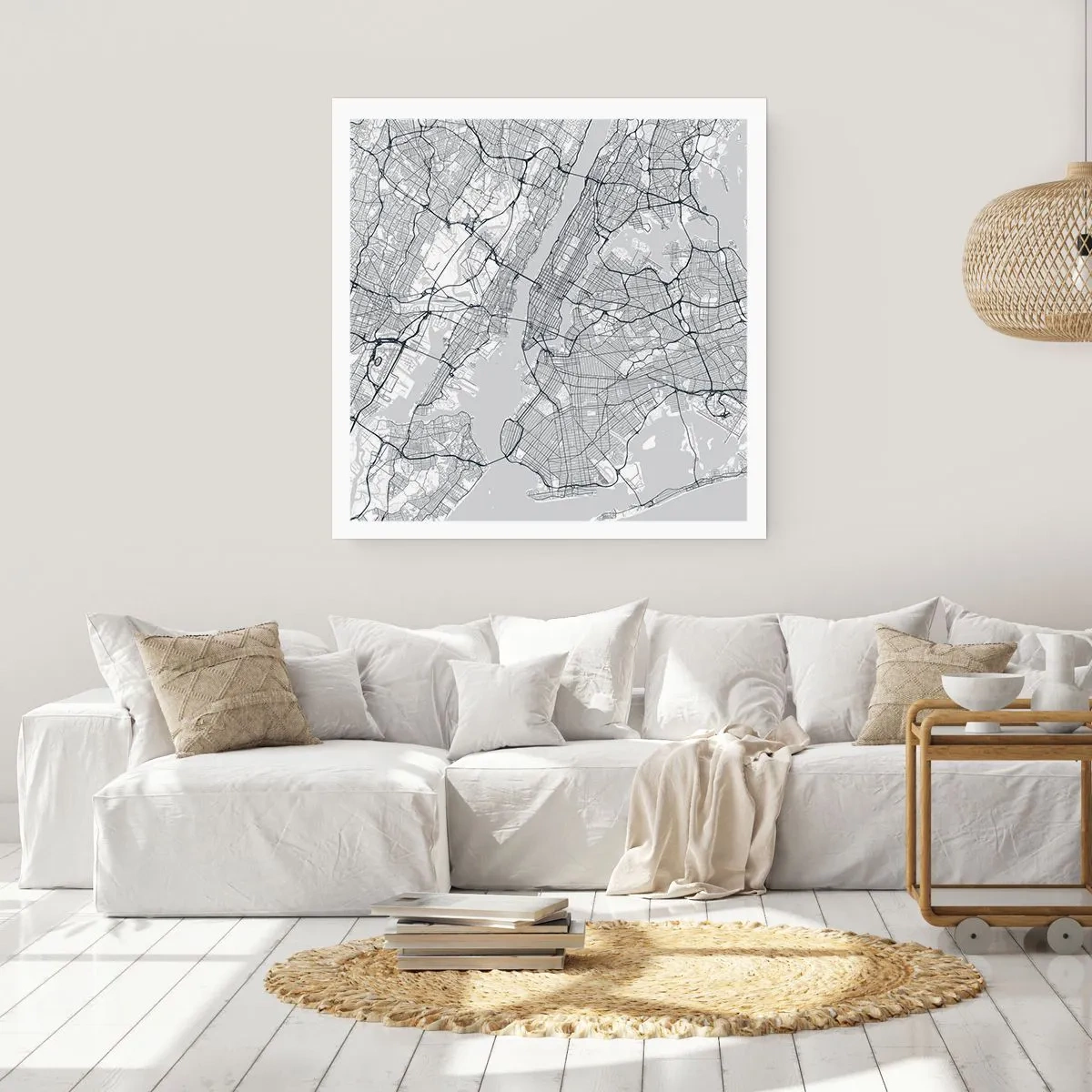 Pôster - Anatomia de uma metrópole - 60x60 cm