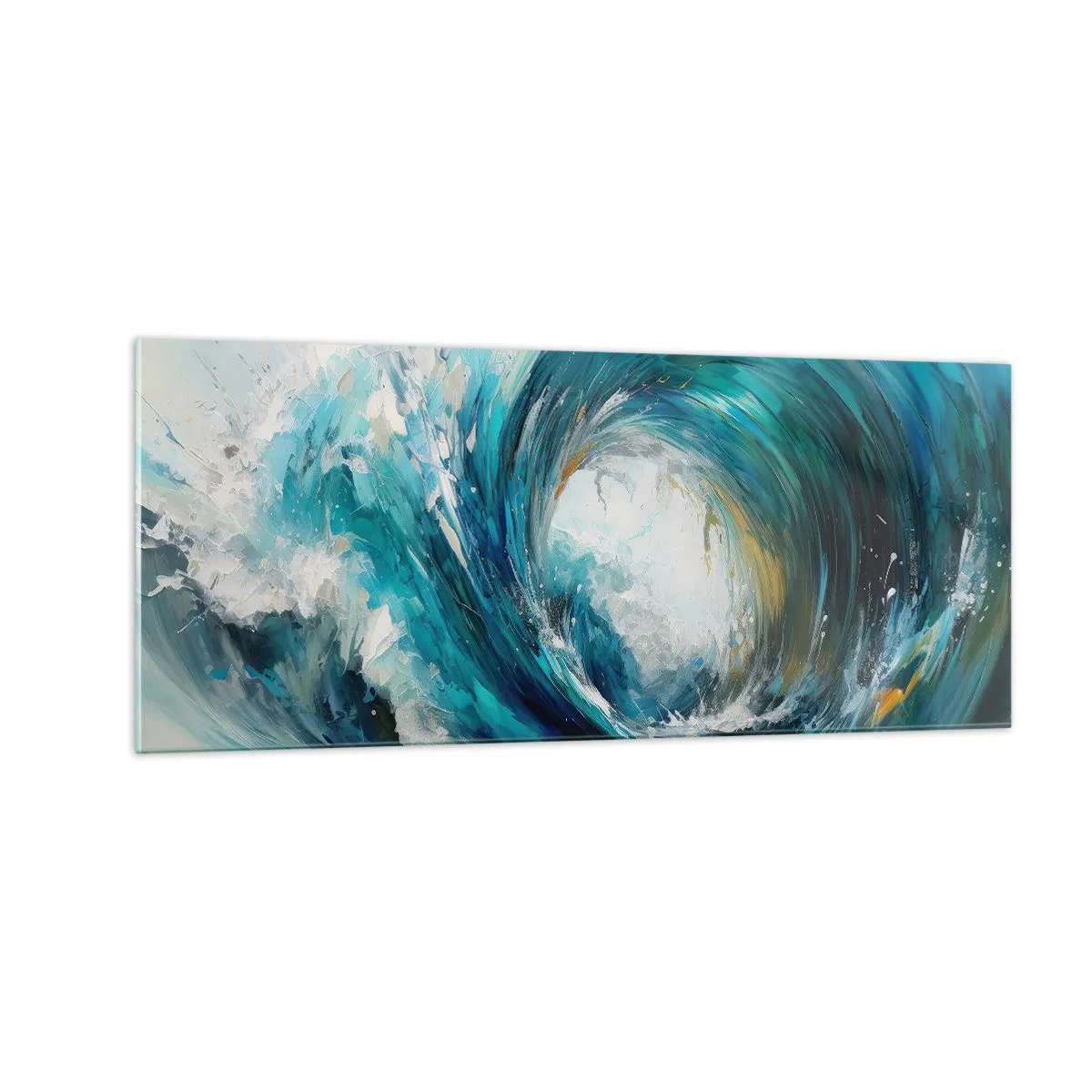 Quadro em vidro - Portal do mar - 100x40 cm