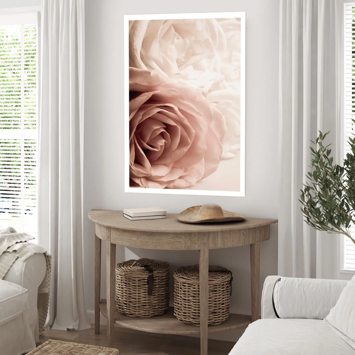 Pôster - No coração de uma rosa - 70x100 cm