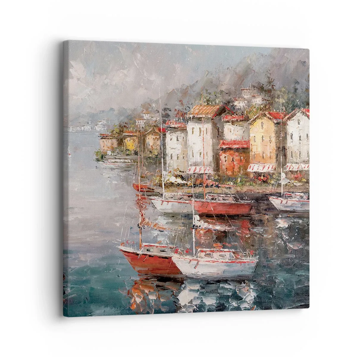 Quadro em tela - Refúgio romântico - 30x30 cm