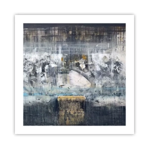 Pôster - Pelo gelo ou pelo torrão de terra - 50x50 cm