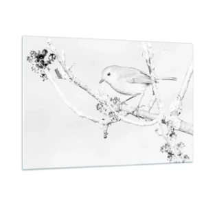 Quadro em vidro - Manhã de inverno - 120x80 cm
