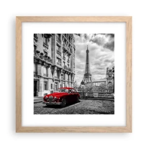 Pôster com moldura de carvalho claro - Predador na cidade - 30x30 cm