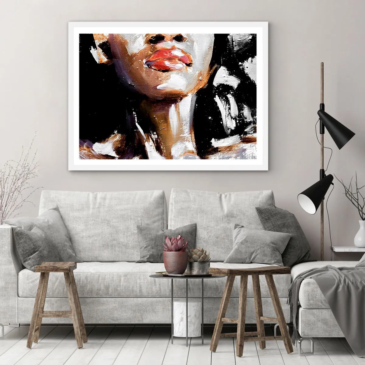 Pôster em moldura branca - Orgulho sem preconceitos - 100x70 cm