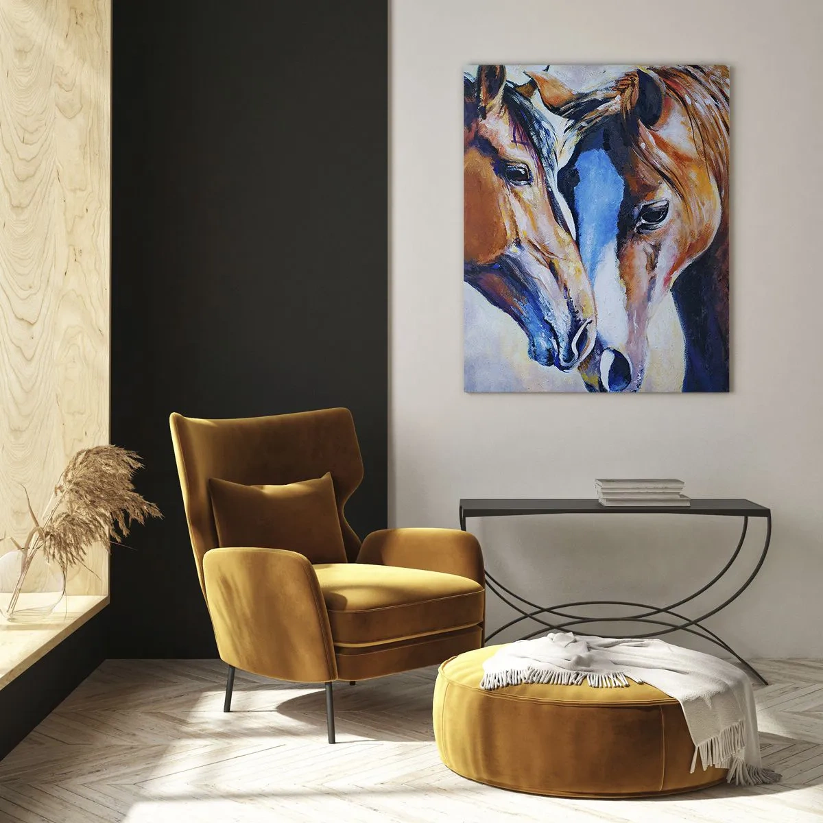 Quadro em vidro - Isso é amizade? Isso é amor? - 50x70 cm