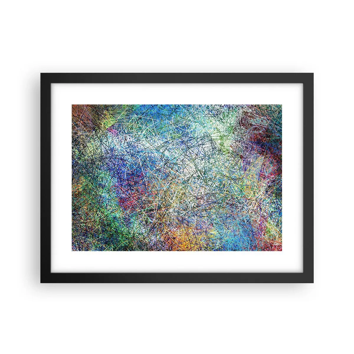 Pôster com moldura preta - Não é assim tão simples - 40x30 cm