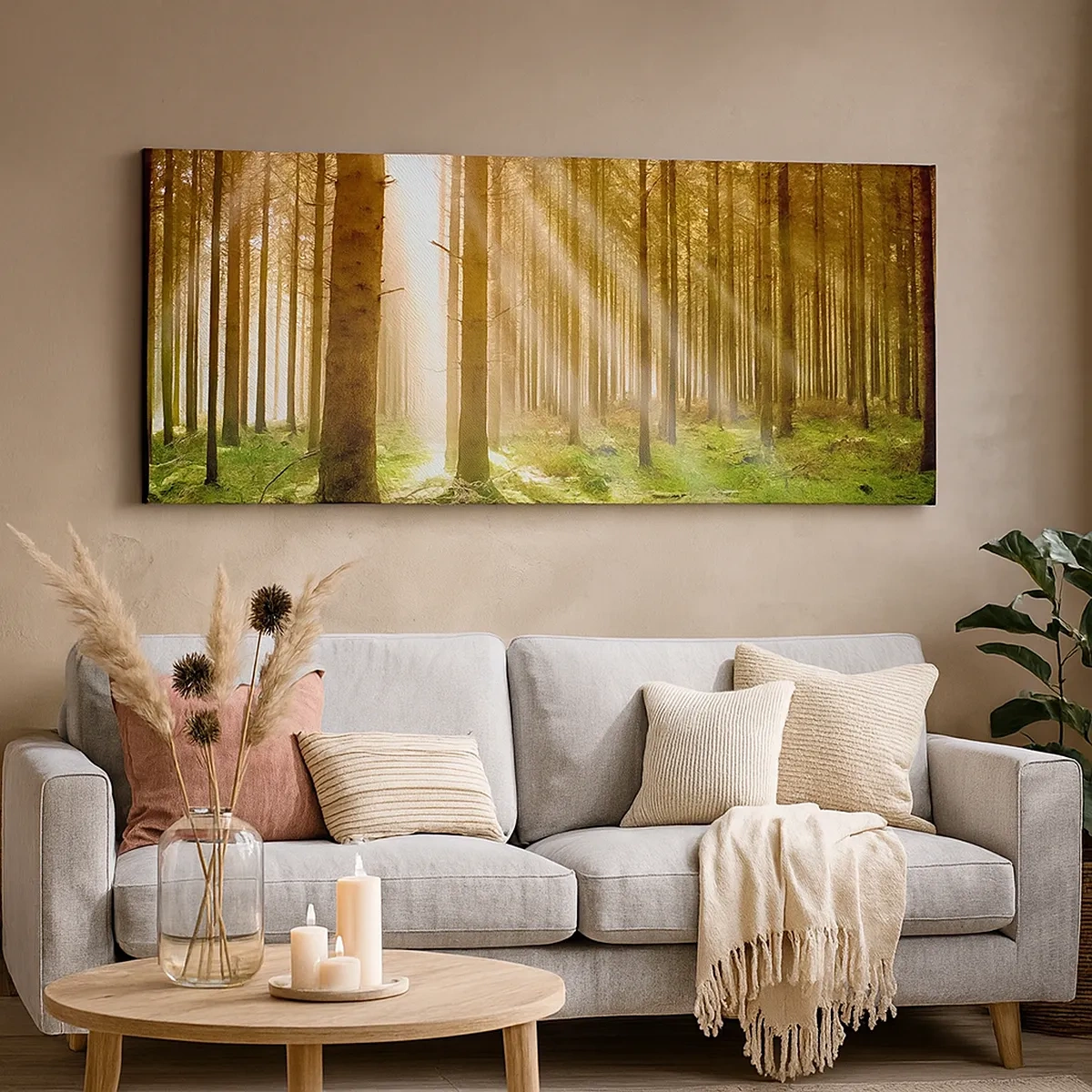 Quadro em tela - Os elfos estão prestes a aparecer - 30x30 cm