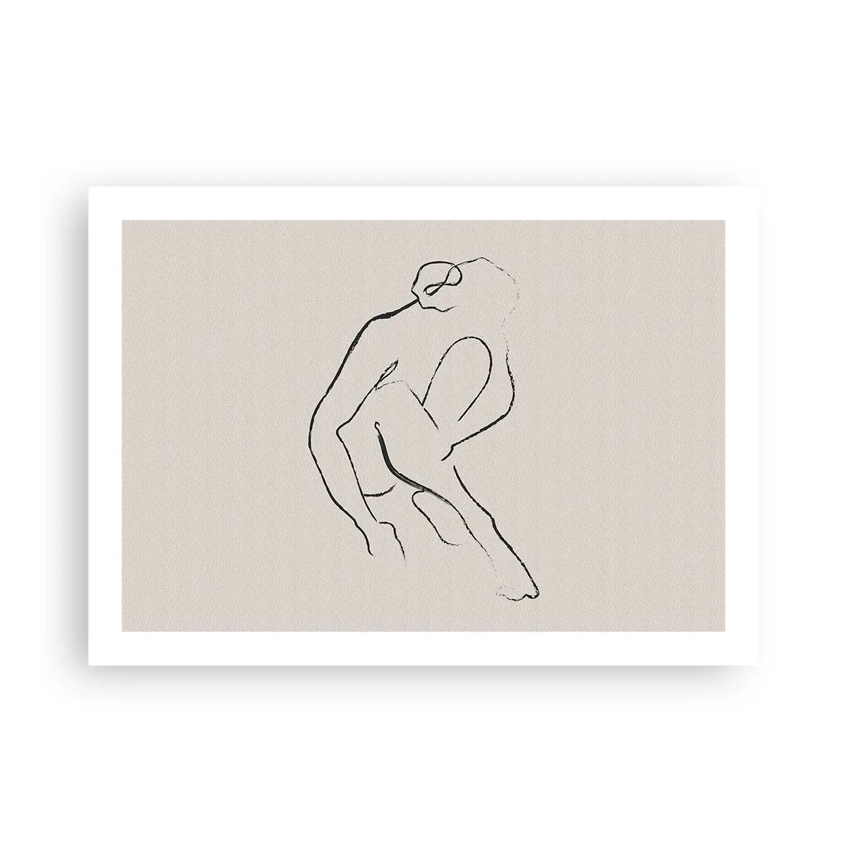 Pôster - Esboço íntimo - 70x50 cm