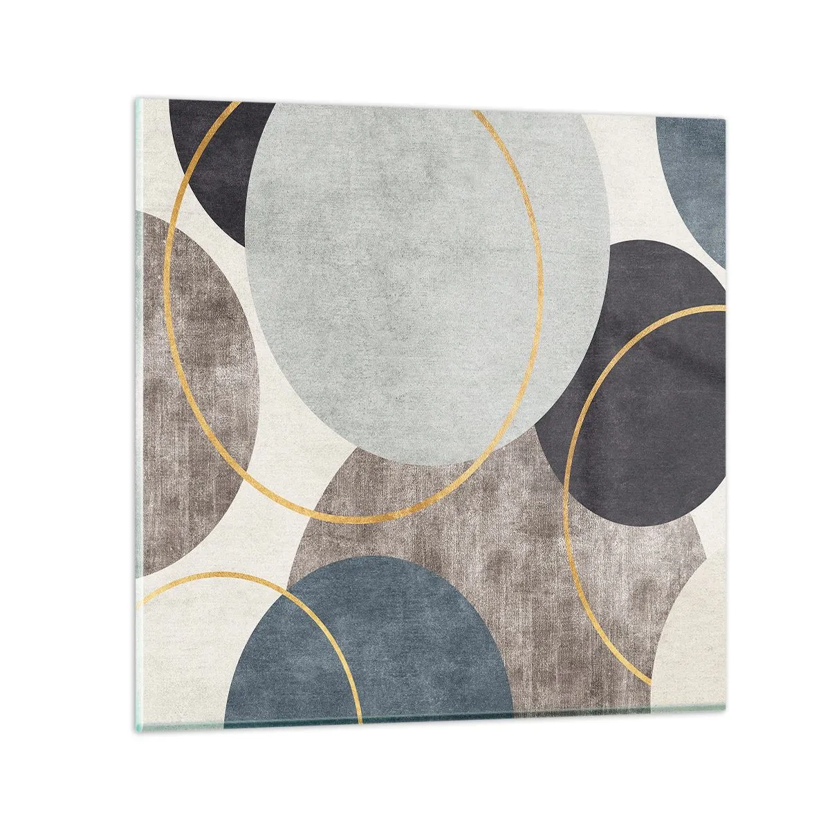 Quadro em vidro - Roda por roda - 50x50 cm