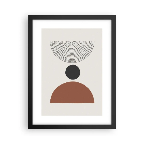 Pôster com moldura preta - Em destaque - 30x40 cm