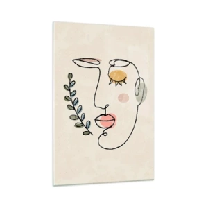 Quadro em vidro - Paz encontrada - 70x100 cm