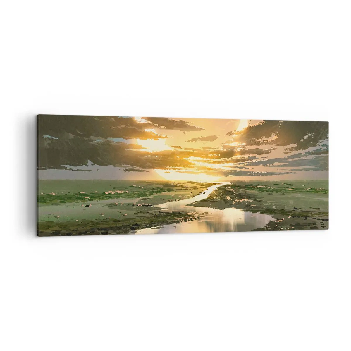 Quadro em tela - Algures numa galáxia muito, muito distante - 140x50 cm