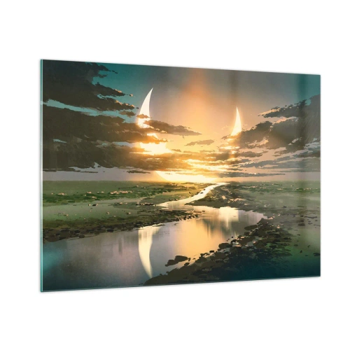 Quadro em vidro - Algures numa galáxia muito, muito distante - 100x70 cm