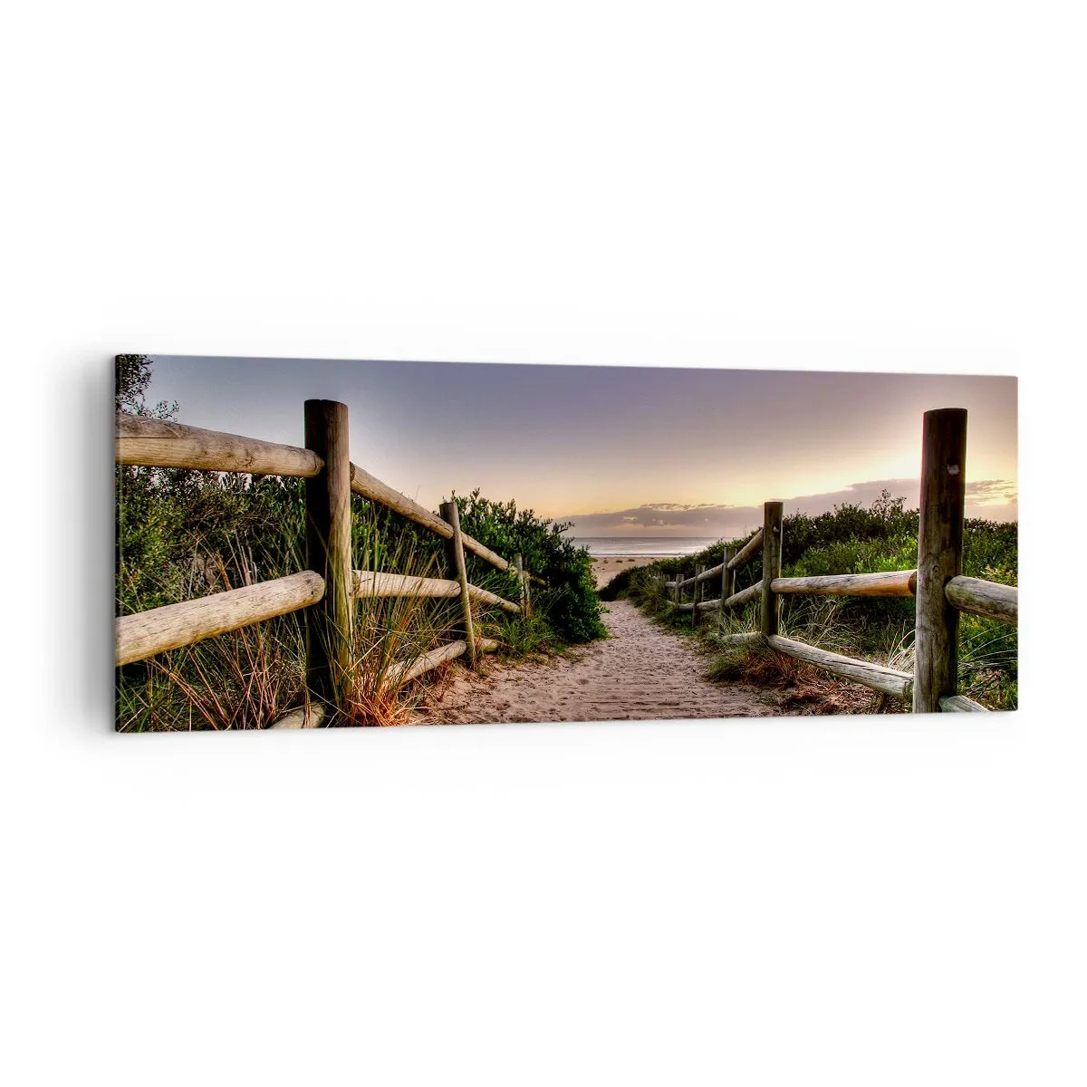 Quadro em tela - O objetivo já está claro - 140x50 cm
