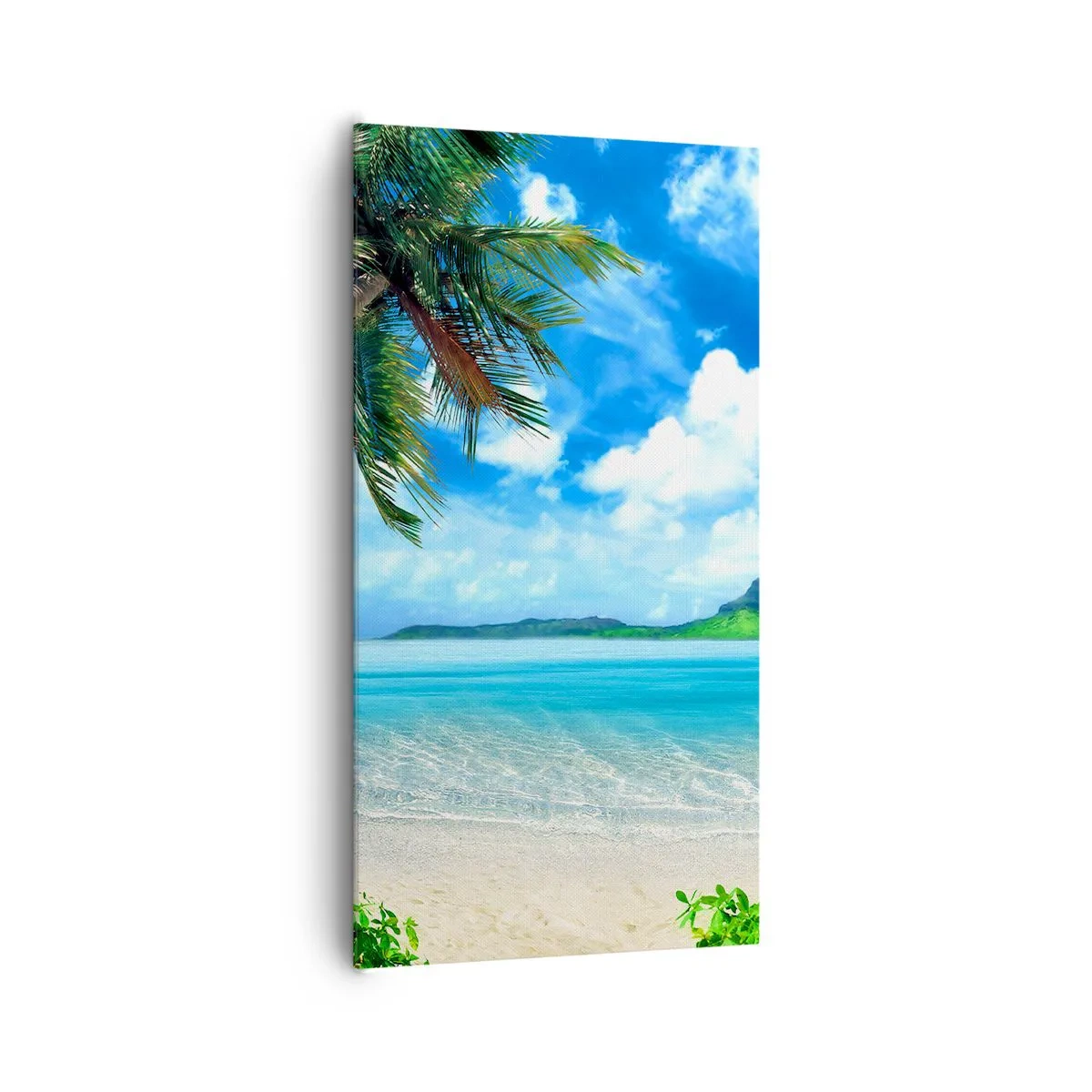 Quadro em tela - O azul dos trópicos - 65x120 cm