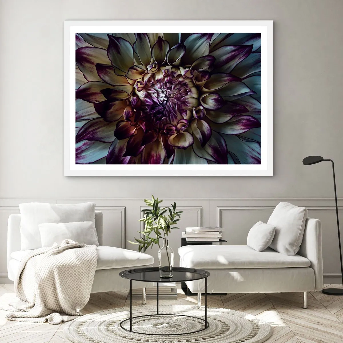 Pôster em moldura branca - O florescimento da juventude - 50x40 cm