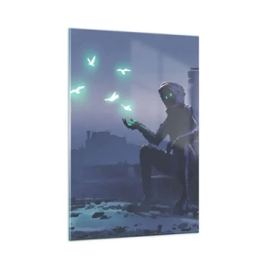 Quadro em vidro - A vida vai voltar - 80x120 cm