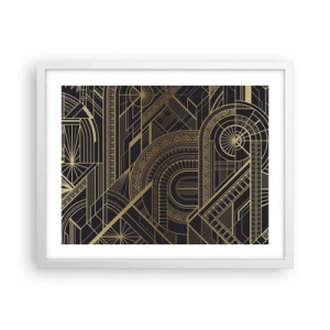 Pôster em moldura branca - Conceitos, ideias, planos - 50x40 cm