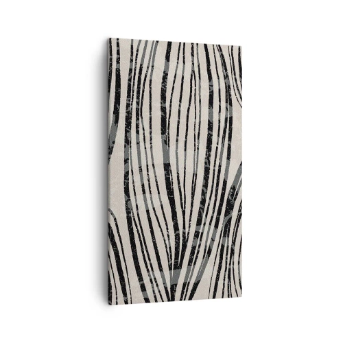 Quadro em tela - Piscina em linha - 45x80 cm