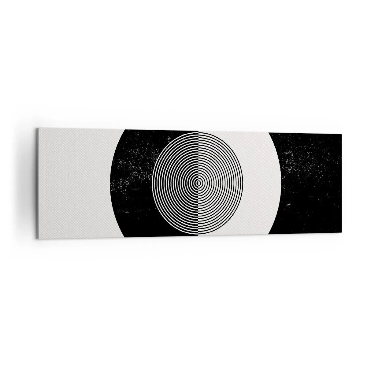 Quadro em tela - Harmonia a preto e branco - 160x50 cm