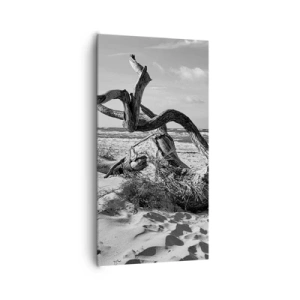 Quadro em tela - Escultura do mar - 65x120 cm