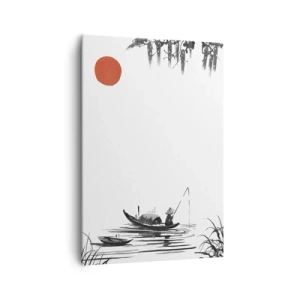 Quadro em tela - Tarde asiática - 70x100 cm