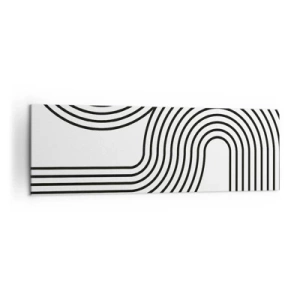 Quadro em tela - Na curva - 160x50 cm