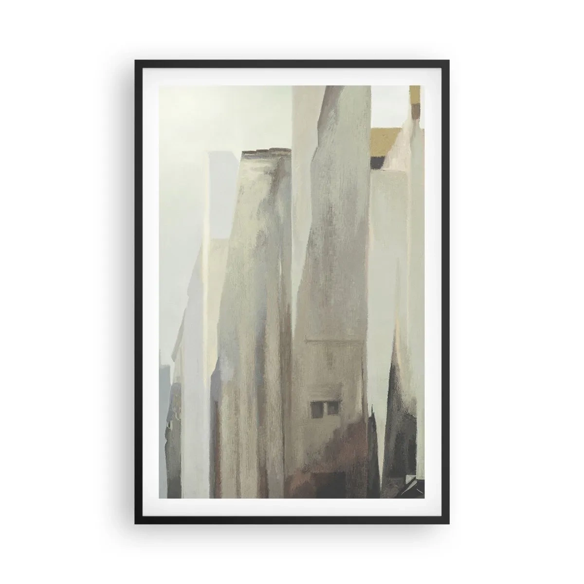 Pôster com moldura preta - Sonho com a cidade - 61x91 cm