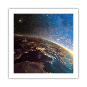 Pôster - Vamos olhar para nós mesmos à distância - 50x50 cm