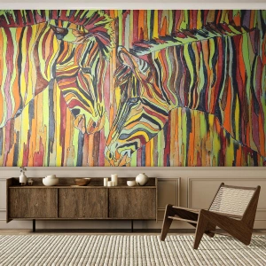 Papel de Parede Premium Canvas - Então você também... - Abstração, Costelas, Pedaço - 100x70 cm