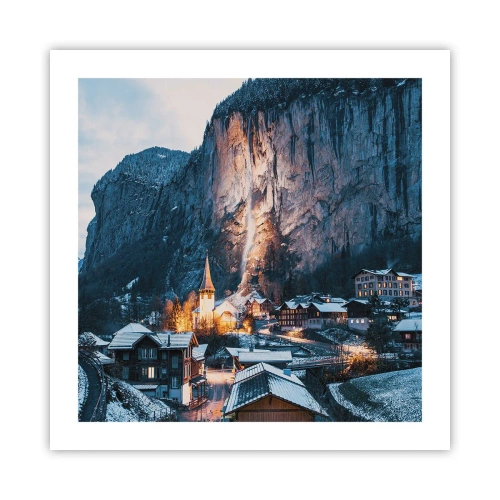 Pôster - O espírito luminoso do inverno - 50x50 cm