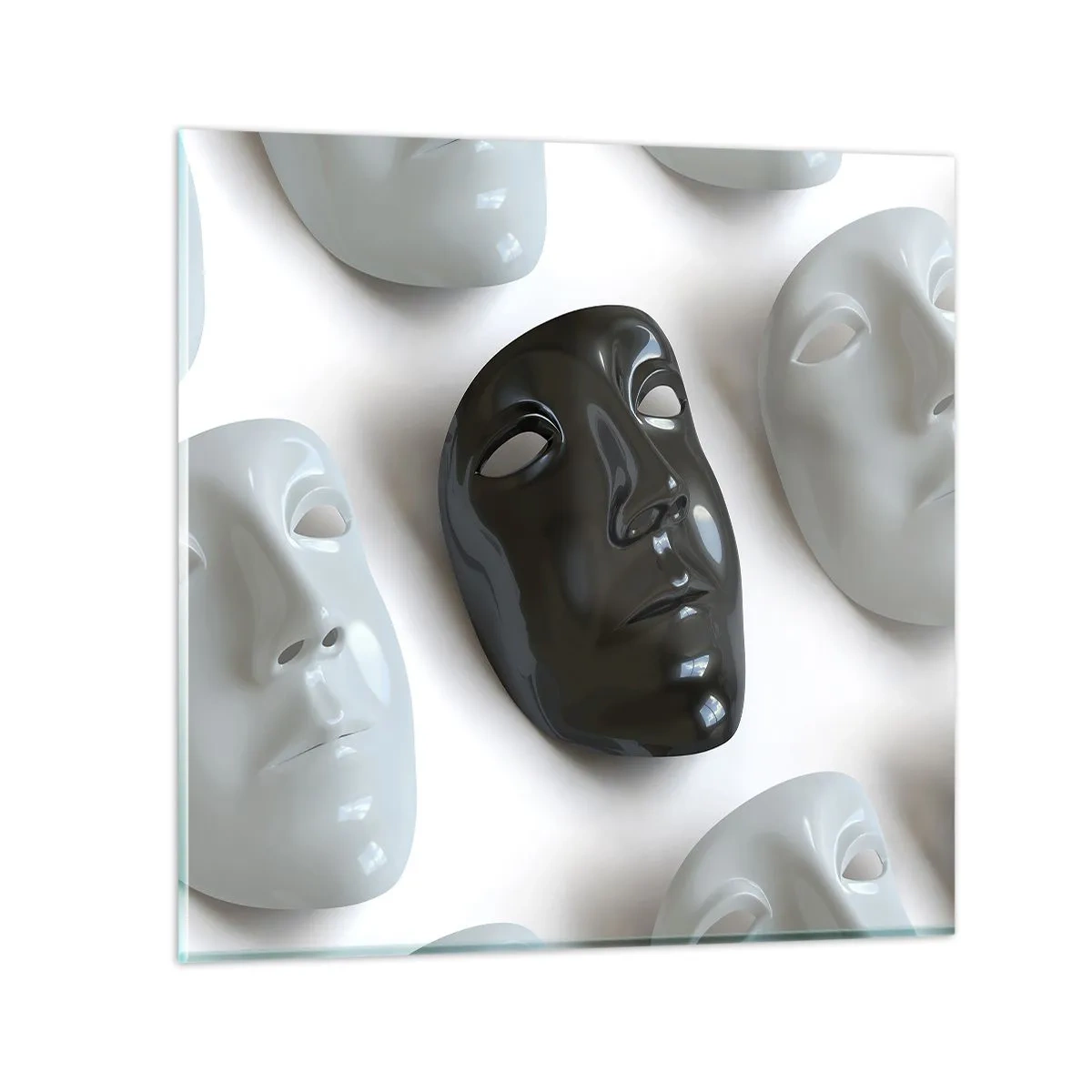 Quadro em vidro - Como se destacar? - 70x70 cm