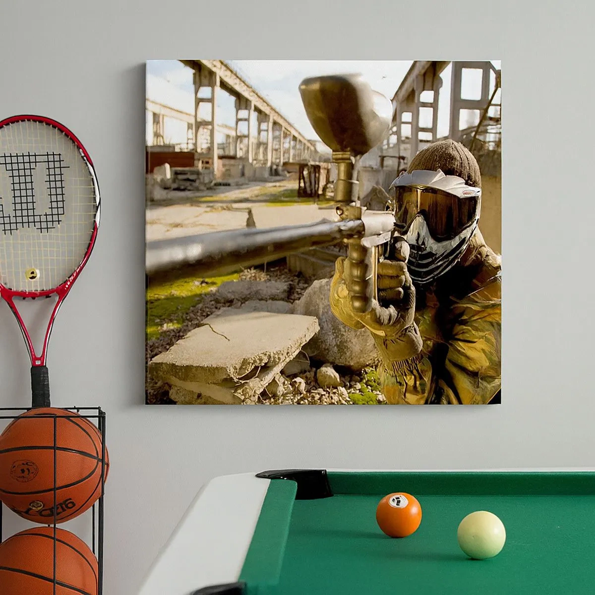 Quadro em tela - Você também pode ser um herói - 30x30 cm