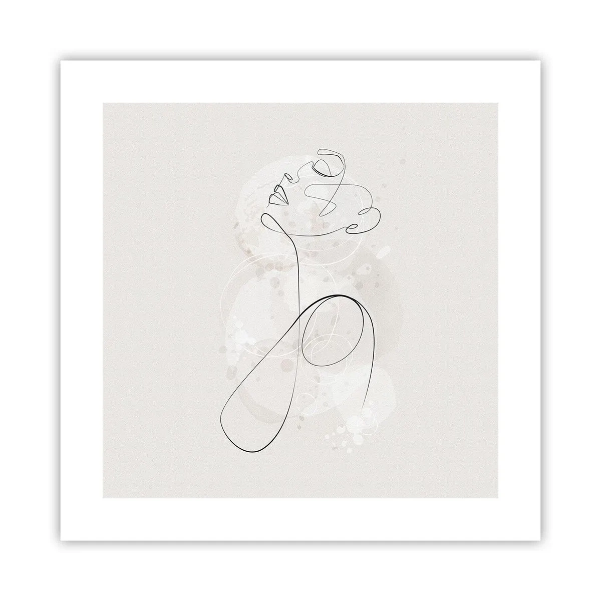 Pôster - O espiral de beleza - 40x40 cm