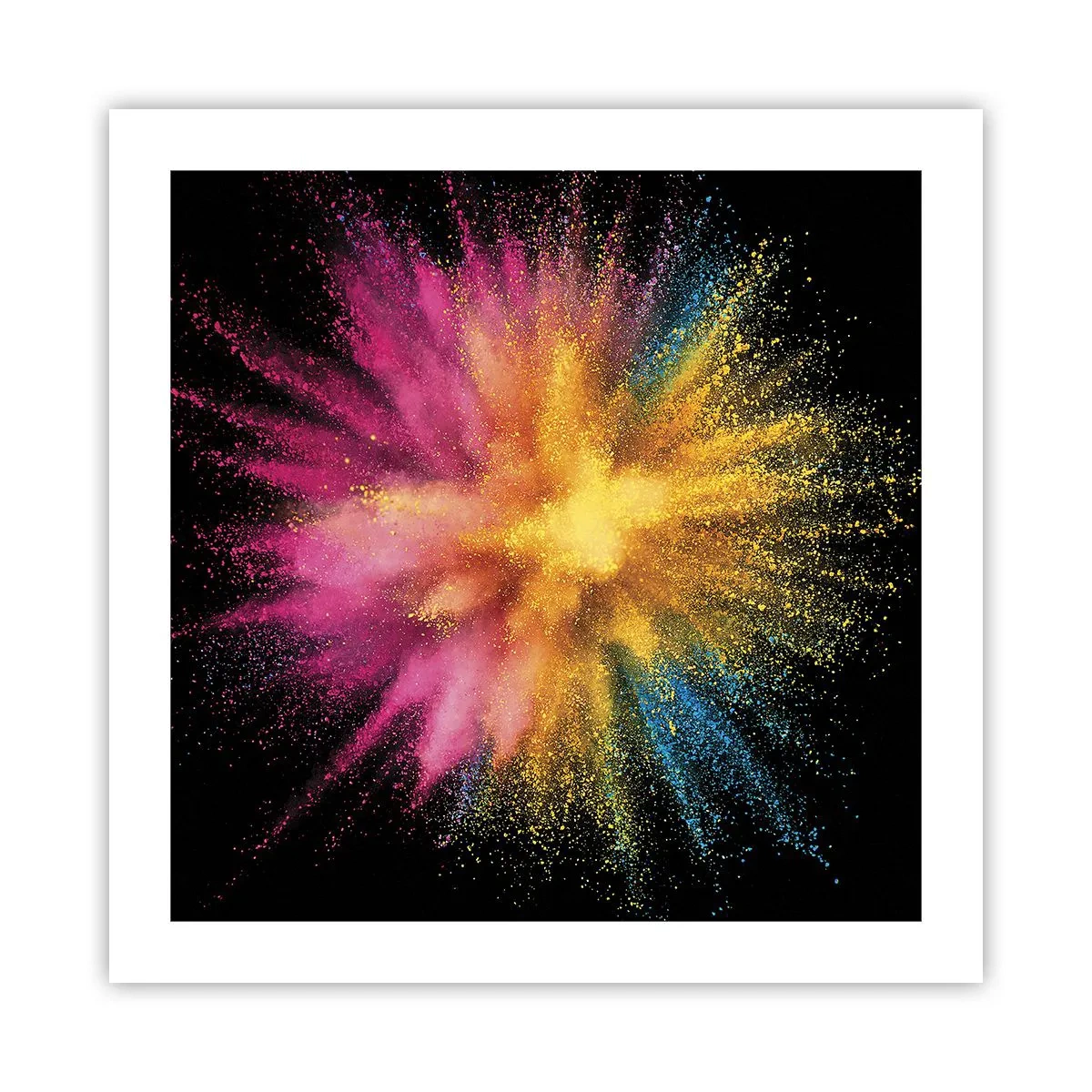 Pôster - O nascimento das cores  - 50x50 cm