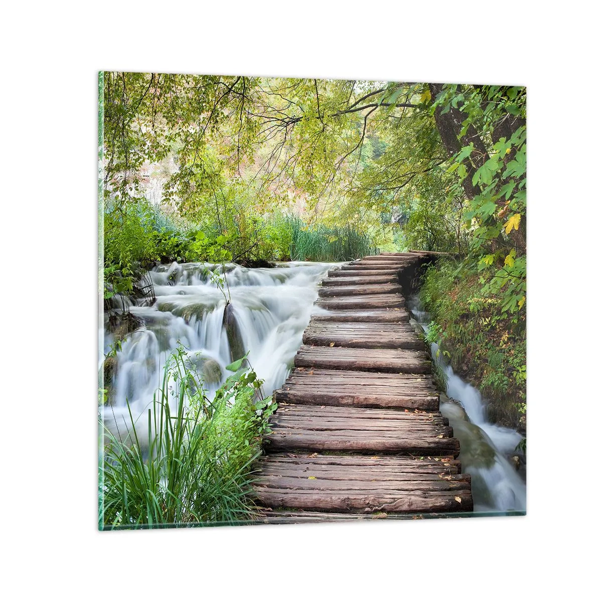Quadro em vidro - As aparências enganam - 50x50 cm