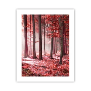 Pôster - O vermelho também é belo - 40x50 cm
