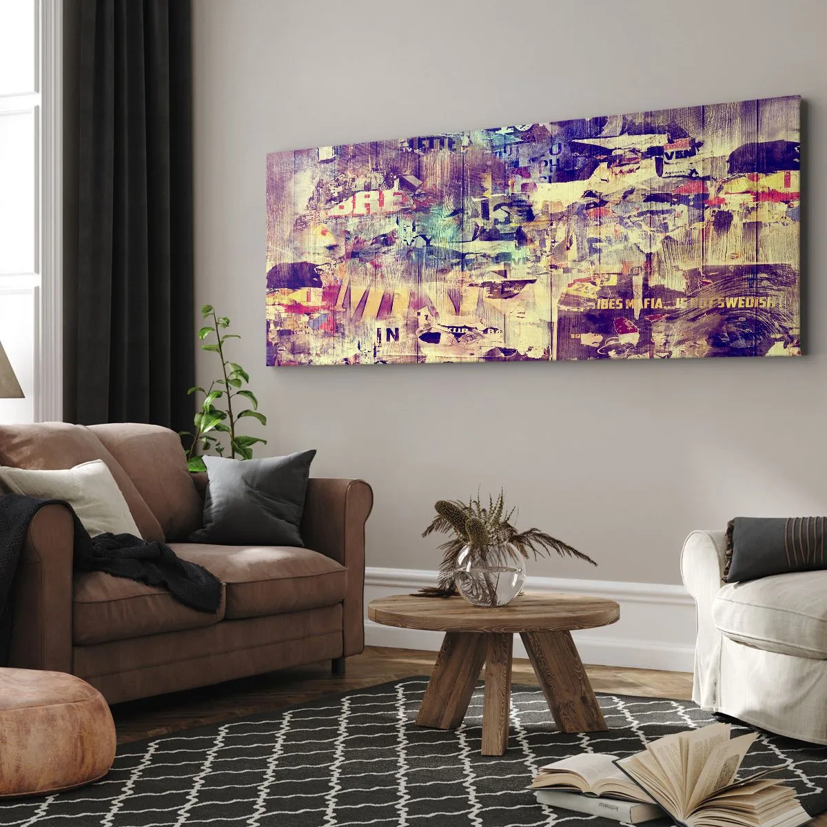 Quadro em tela - E isso é tudo o que resta - 120x50 cm