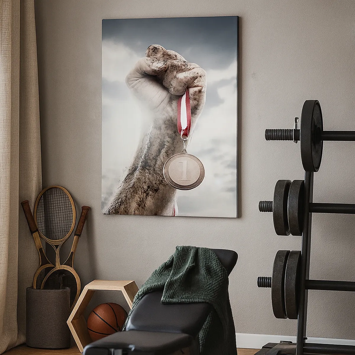 Quadro em tela - Per aspera ad astra - 50x70 cm