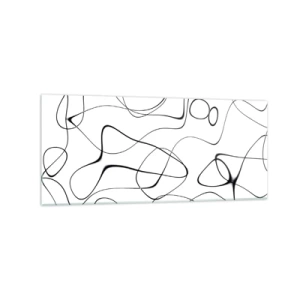 Quadro em vidro - Os caminhos da vida, as vicissitudes do destino - 120x50 cm