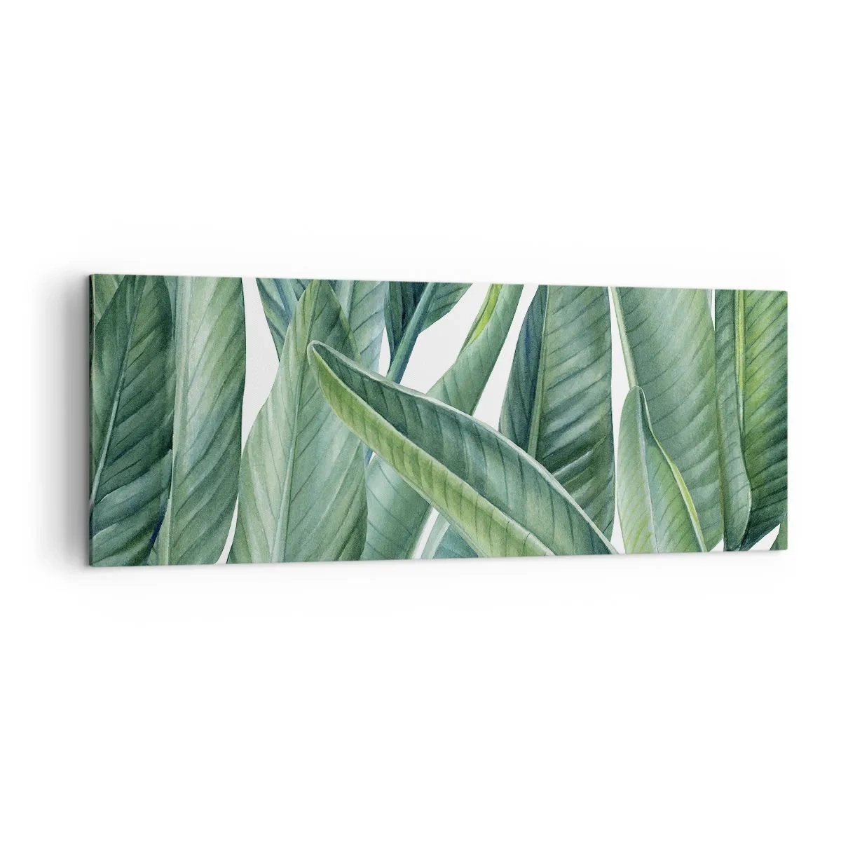 Quadro em tela - O próprio verde - 140x50 cm