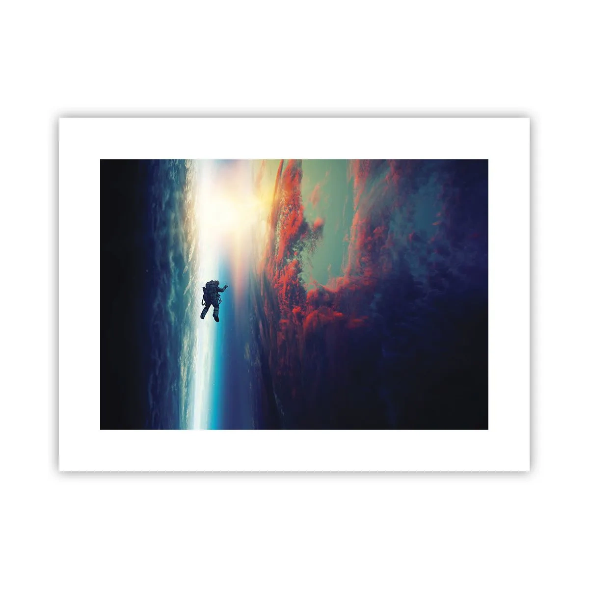Pôster - Enfrentando o universo - 40x30 cm